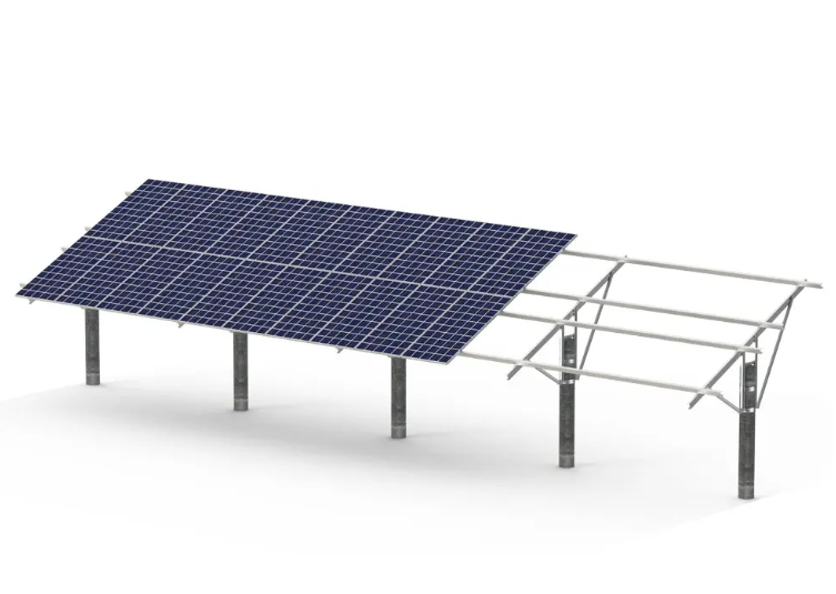 2MW Solar Panels Adjustable Tilt Mounting Structure Solar Ground Mount Racking Systems