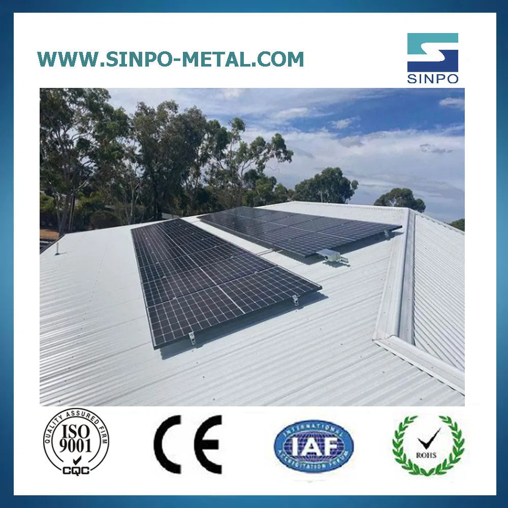 Economical and Weatherproof Photovoltaic Installation Kit for Tin Roof Installations
