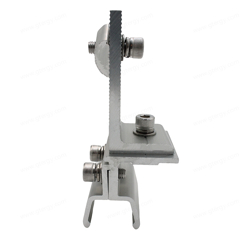 Solar Panel Mounting Structure Aluminum Solar Roof Standing Seam Clamp