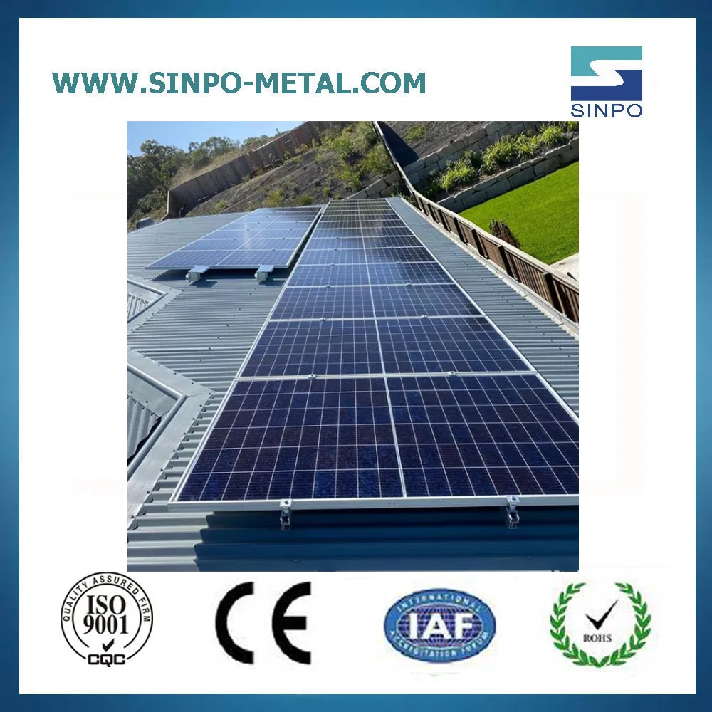 Efficient Tin Roof Photovoltaic Installation Kit for Quick Setup