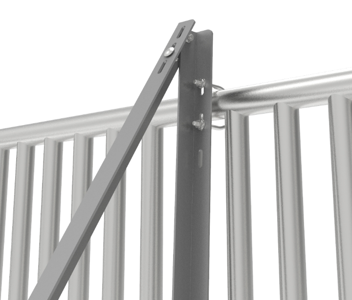 Solar Photovoltaic Module Structure Bracket Balcony Railing Triangle Support