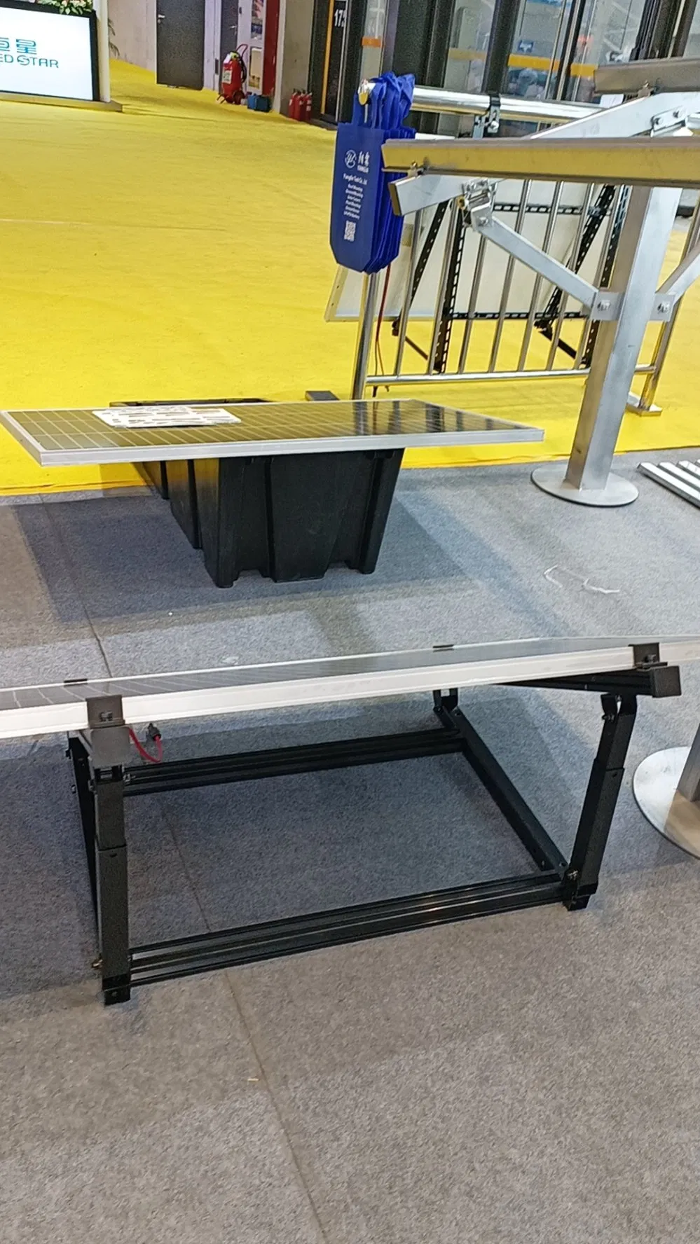 Stable Solar Ballasted Mounting Brackets for Balcony Wall Ground Flat Roof Solar System