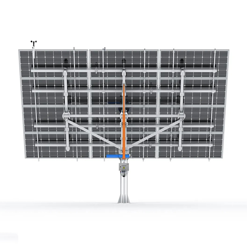 Automatic Sense Solar Tracking Bracket 5kw Dual Axis Solar Tracker System