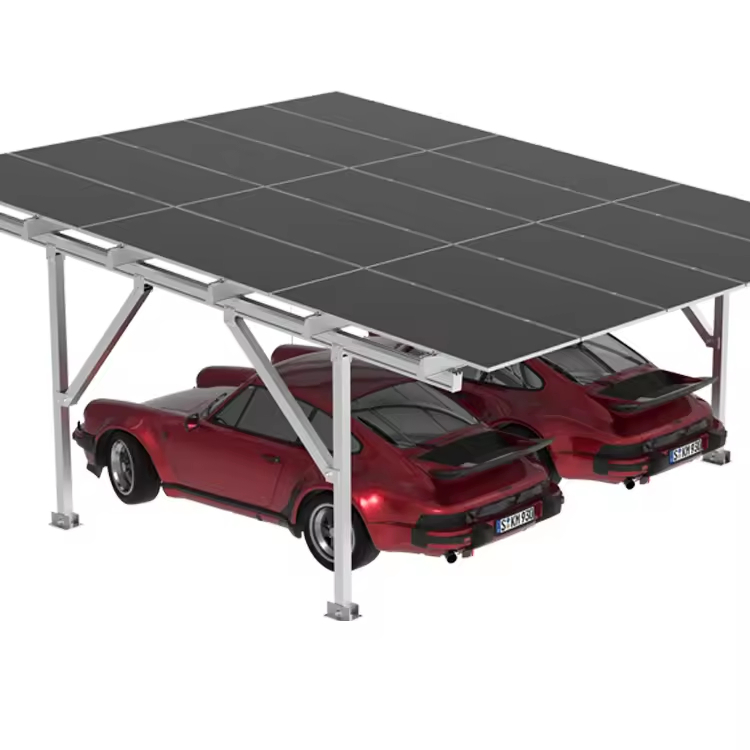 BIPV Carport Solar Mounting System for Car Parking Mounting