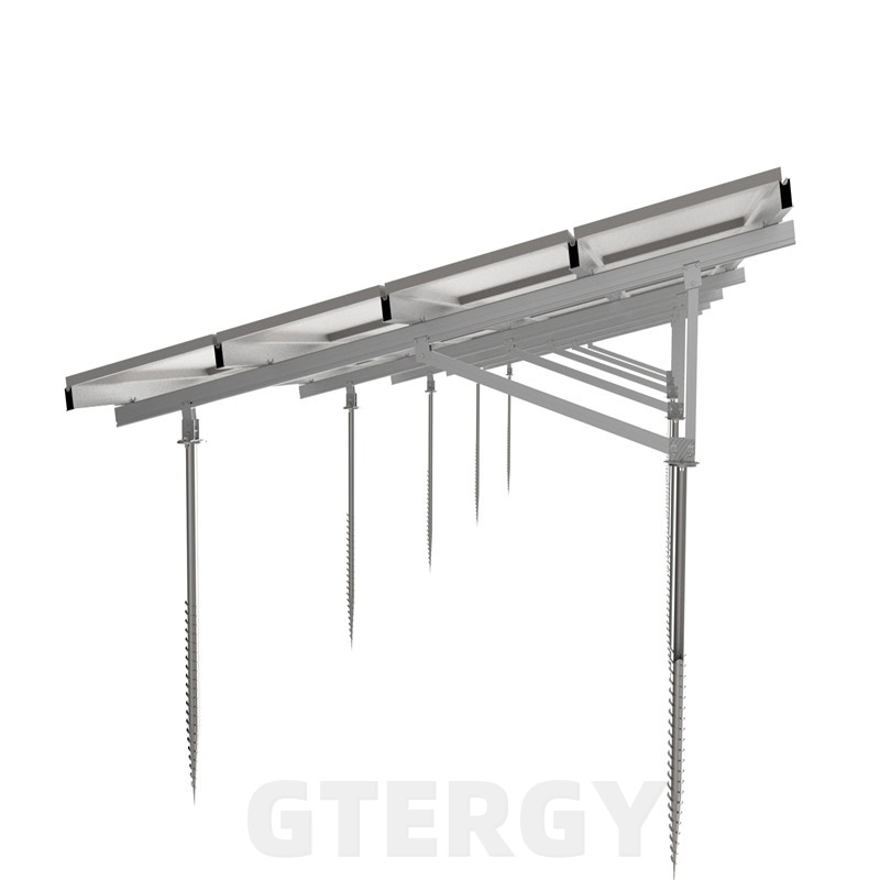 Adjustable Solar Ground Mounting Tilt Structure Rack for Solar Panels Mounting System