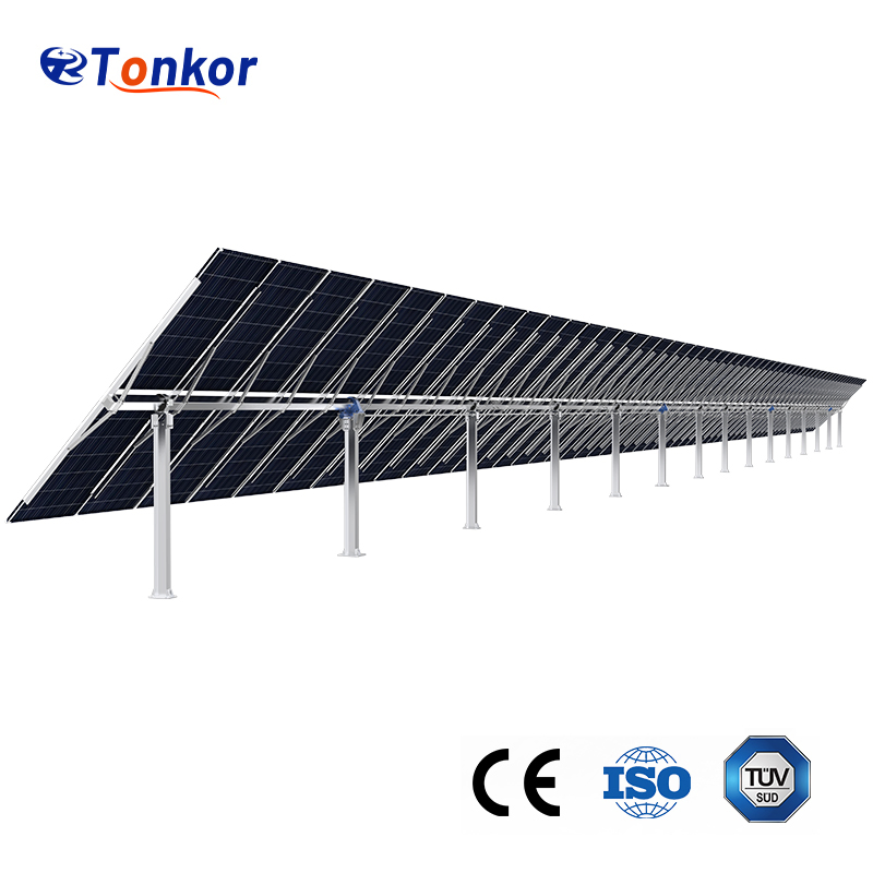 Flat Single Axis Solar Tracker Complete System Manufacturer of Solar Tracking Solutions From China