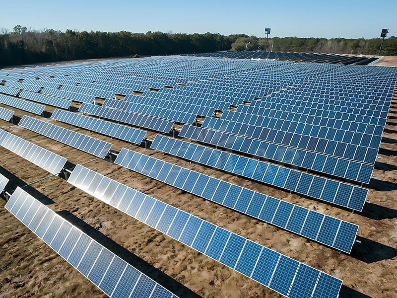 Intelligent Tracking Sun Solar Tracking System Mounting Bracket Single Axis Automatic Tracker