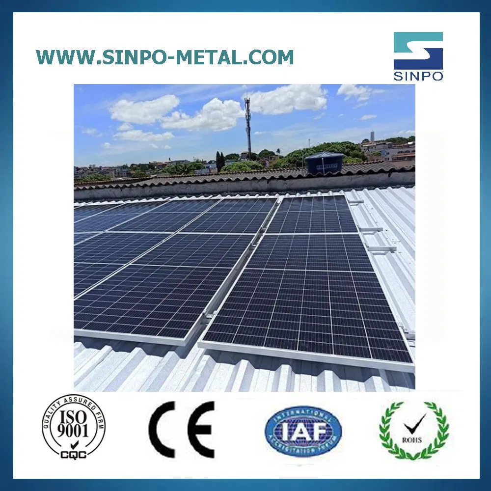 Robust Tin Roof Photovoltaic Installation Kit for Enhanced Energy Production