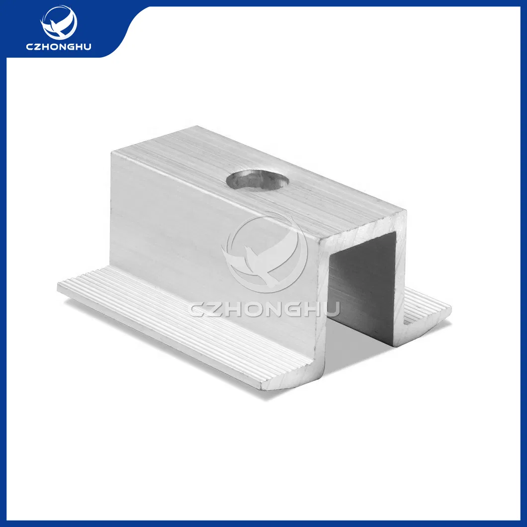 Czhonghu Solar Panel Mounting Bracket Clamp China Distributor Open Field and Ground PV Solar Mounting Roof Clamp for Standing Seam Rooftop