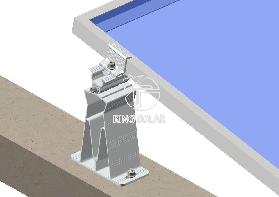 Commercial Solar Panel Ballasted Flat Roof Mounting System