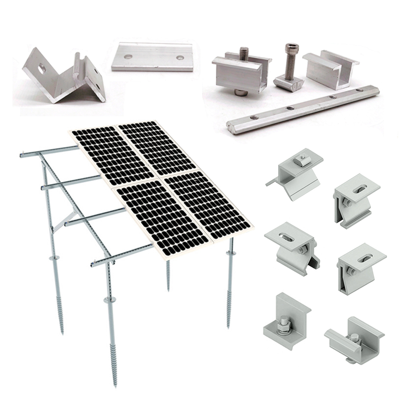 Solar Panel Mounting Bracket System Kit for Sloped Pitched Tin Roof