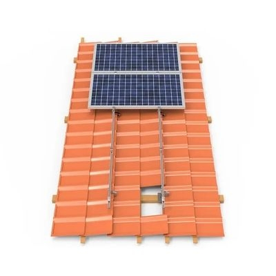 Adjustable PV Solar Panel Mounting Structure PV Roof Tin Hook L Feet Kits