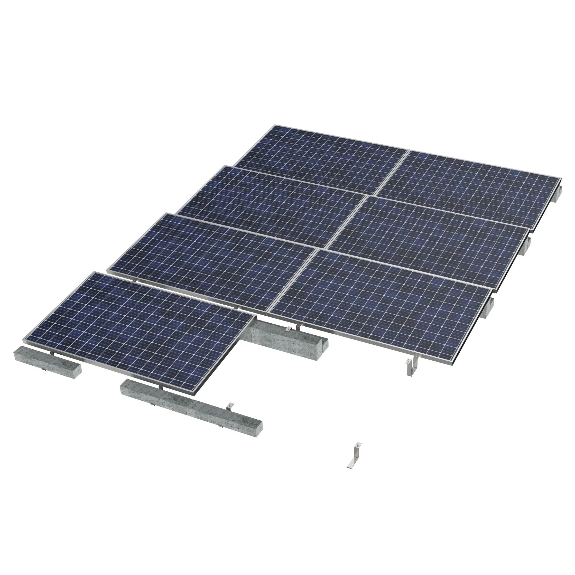 Wholesale Solar Mounting System Roof Ballasted Rack for Flat Roof Mounting
