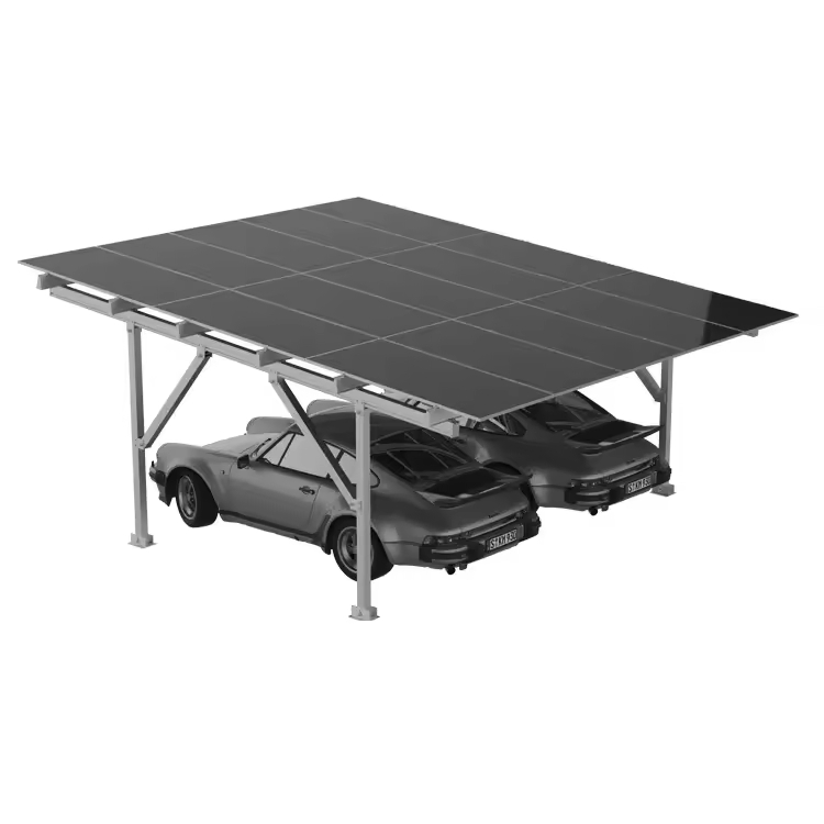 BIPV Carport Solar Mounting System for Car Parking Mounting