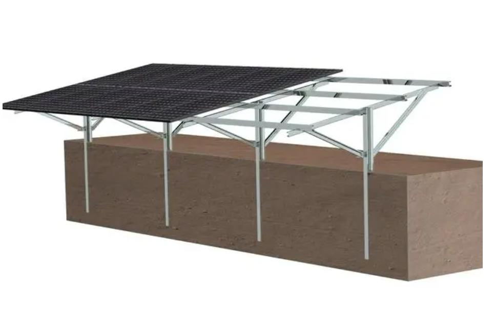 2MW Solar Panels Adjustable Tilt Mounting Structure Solar Ground Mount Racking Systems