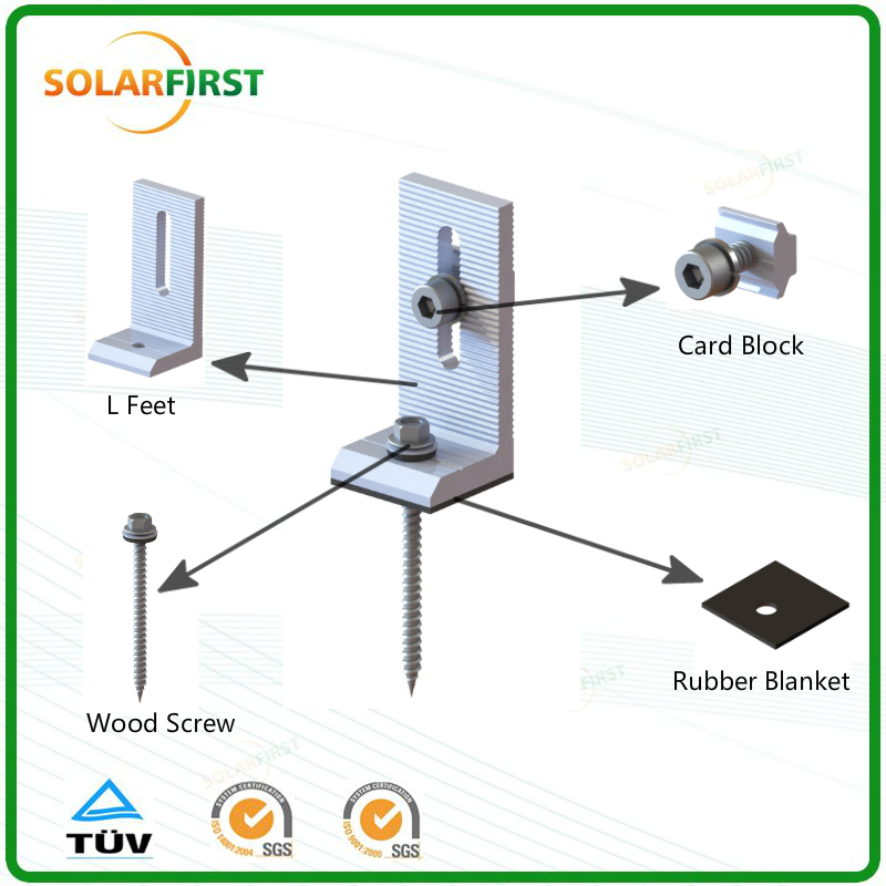 Tin Roof Solar Mounting L Feet Kits