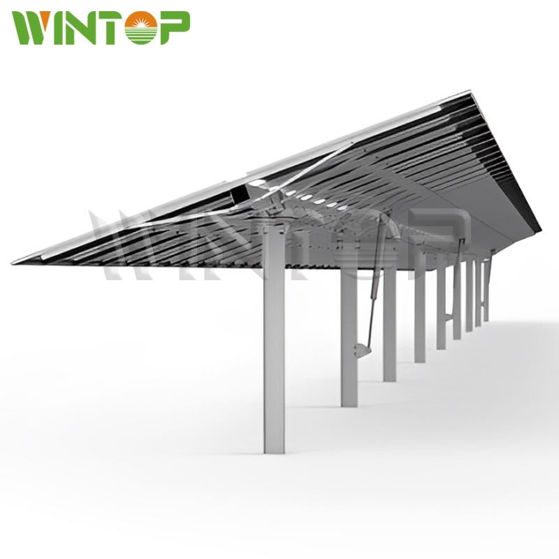 Single Axis and Dual Axis Solar Panel Bracket Independent Tracking System