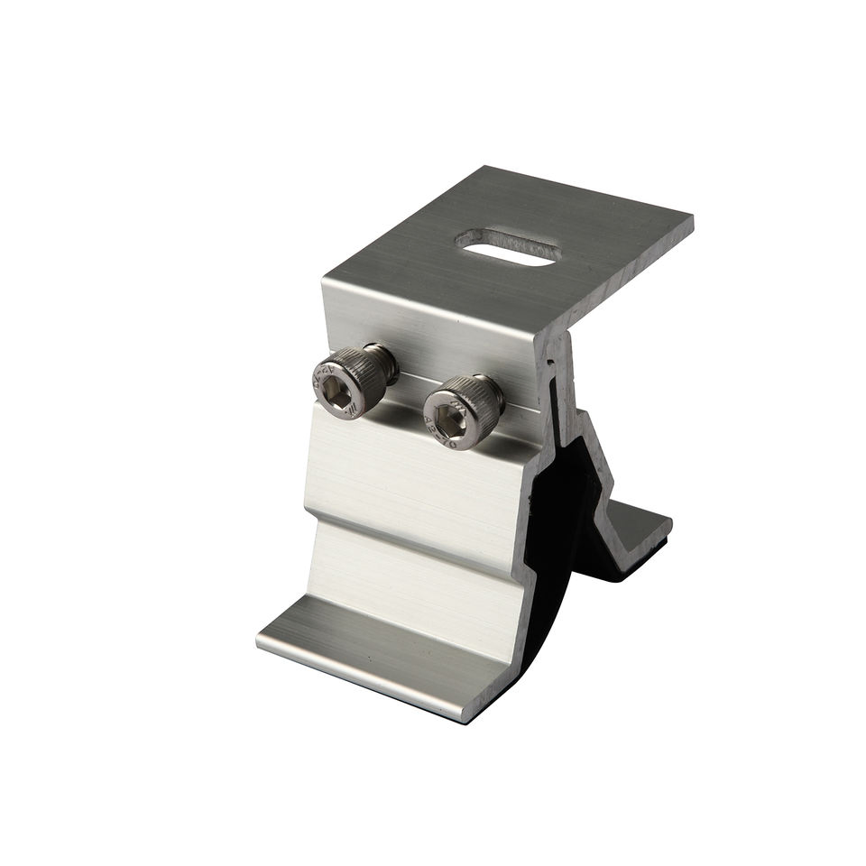 Aluminum Solar Panel Installation Kit for Metal Roofs Rooftop Roof Standing Seam Solar Mounting Structure Clamp