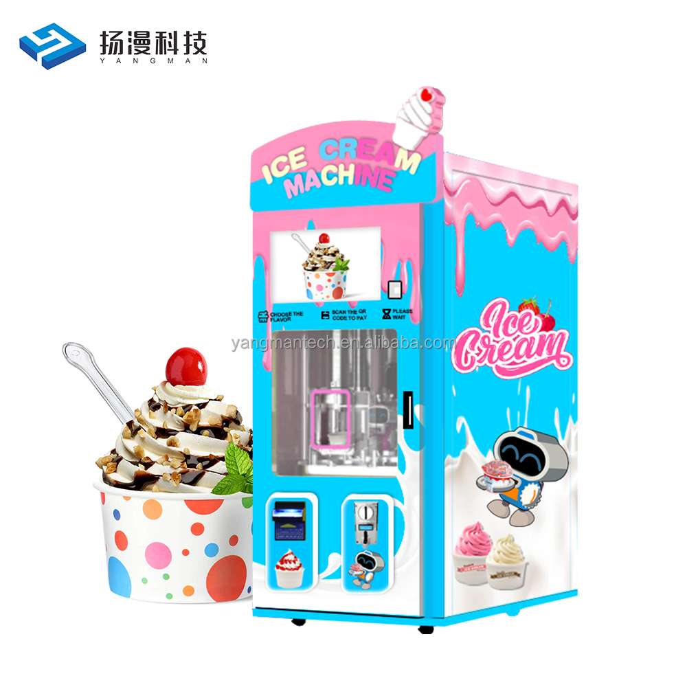 Wholesale Custom Food Vending Machine Automatic Ice Cream Self-Service Vending Machine Ice-Cream Vending Machines Manufacturers
