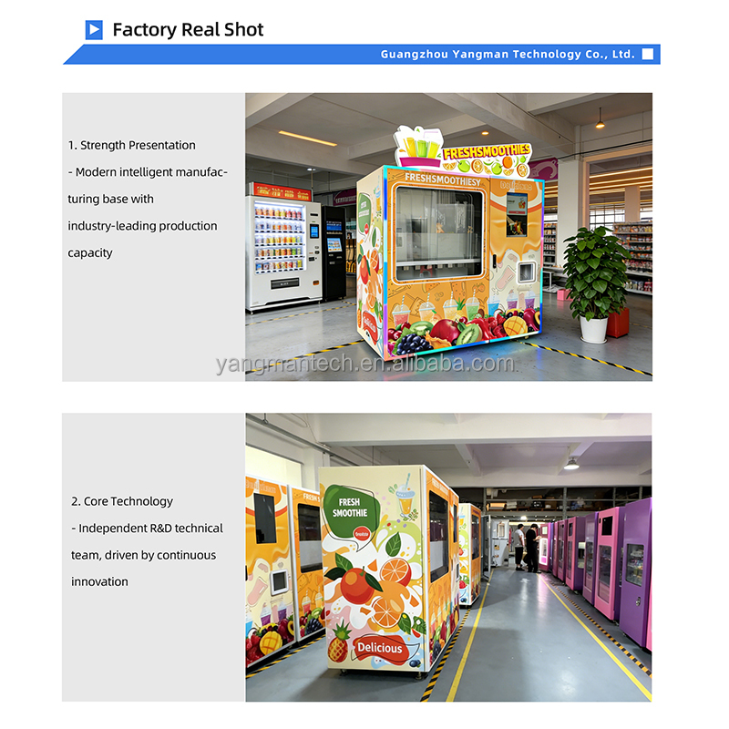 OEM/ODM Factory Direct Healthy Protein Powder Smoothie Automatic Vending Machine for Gyms & Fitness Centers