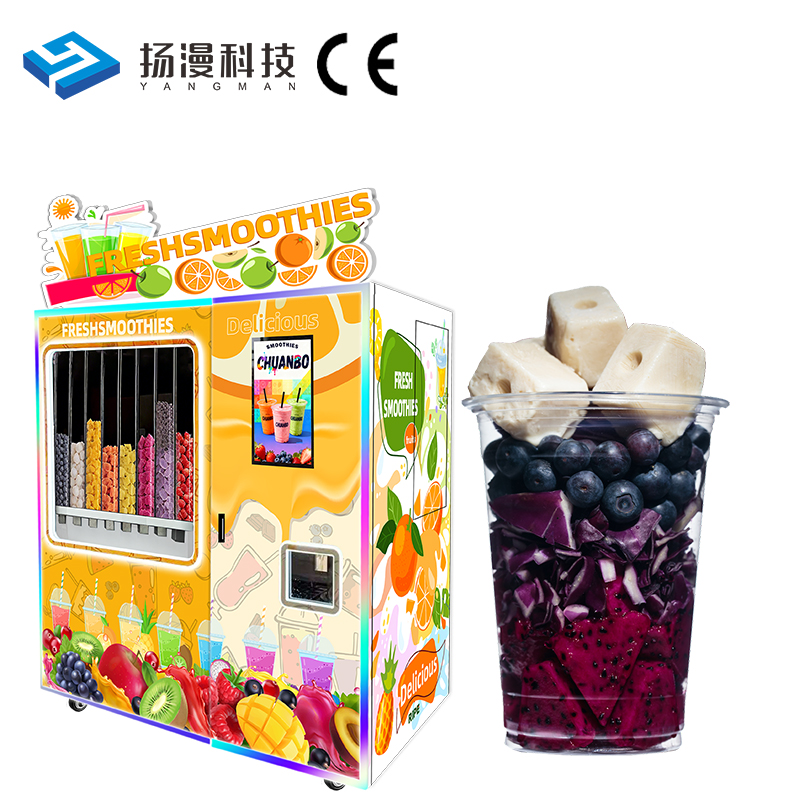 220V/110V Custom Voltage Automatic Smoothie Maker for Export Durable Design for Shopping Malls & Leisure Parks
