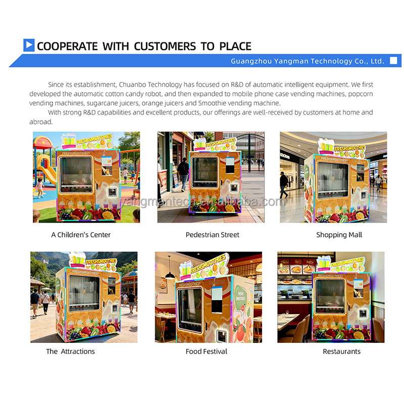 Manufacture  Factory custom OEM and ODM innovative and multi-functional DIY fruit smoothie machine equipment
