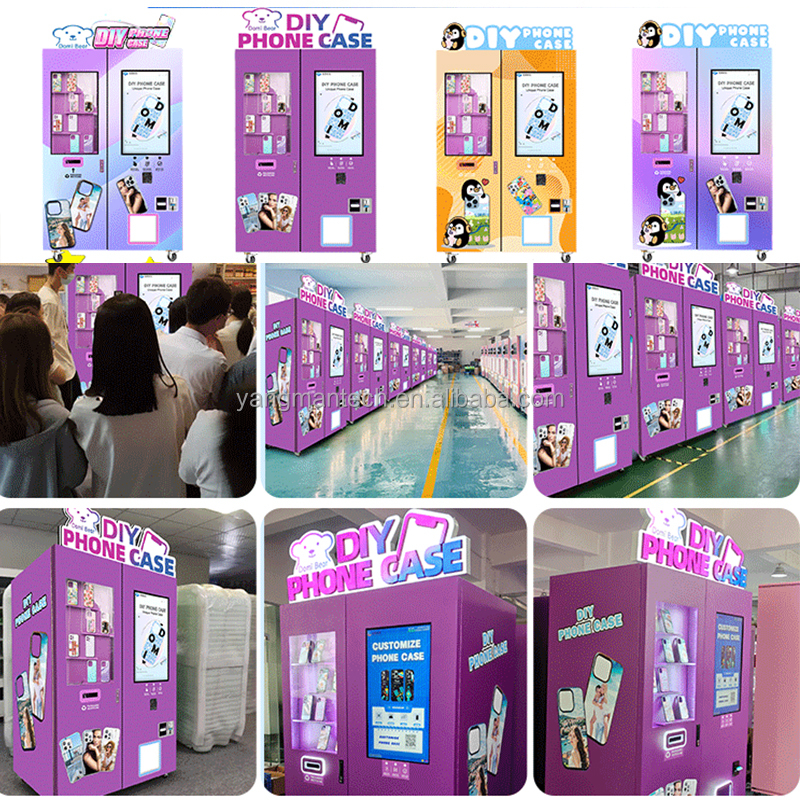 OEM ODM Self Service DIY Fridge Magnet Vending Machine Automatic Smart Printing Machine