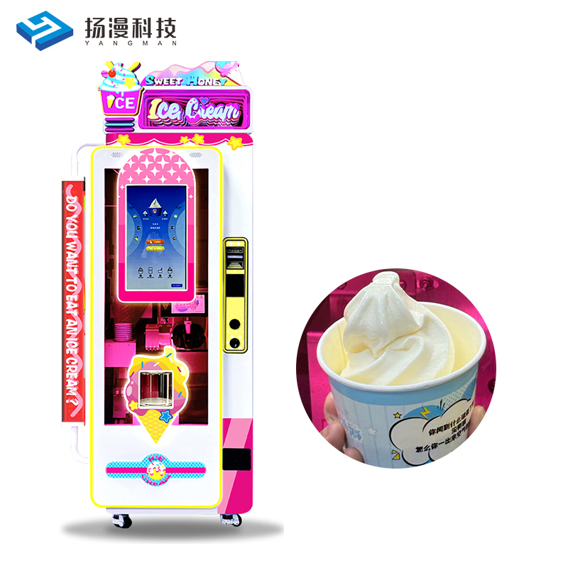 Self-Service Coin Credit Card Payment Automated Ice Cream Vending Machine for Ice Cream Summer Vending Machine