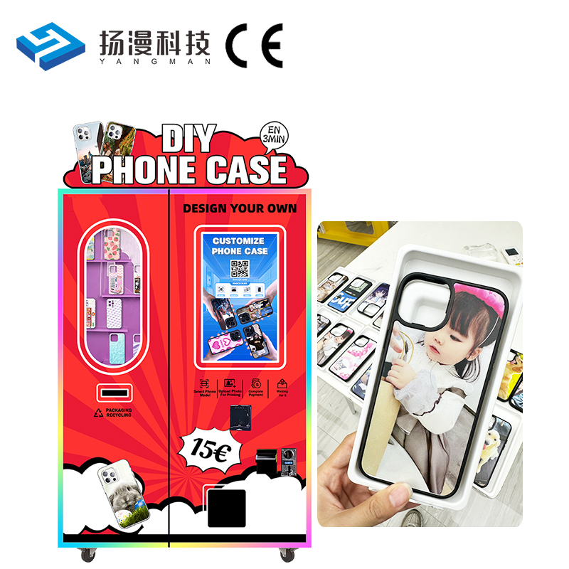 OEM ODM Coin  Badge Banknote Payment Vertical Customizable Fridge Magnet Vending Machine with Global Payment for Tourist Areas