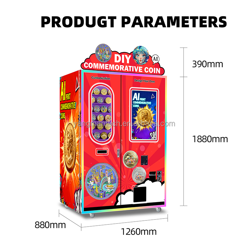 Touch Screen OEM ODM Manufacture Factory Customized DIY Badge Vending Machine Self Service Intelligent Badge Printer