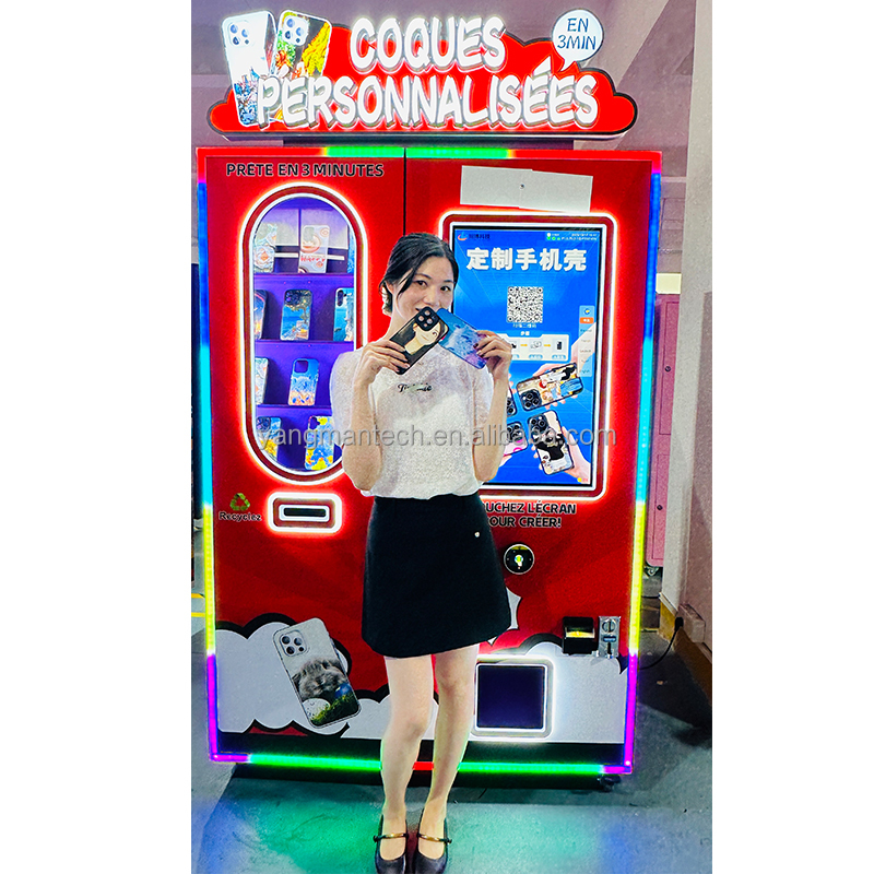 OEM ODM Best Selling Customized Automatic Phone Case Printer Vending Machine DIY Vending Machine for Custom Cell Phone Cases SDK