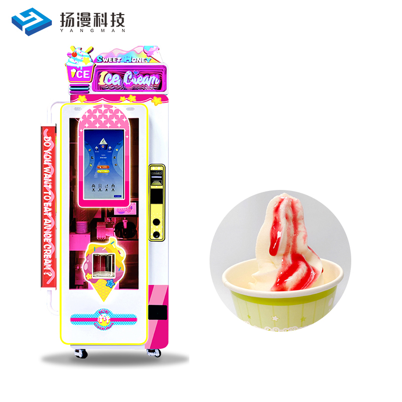 Factory Salesmanufacture Various Styles Custom Ice Cream Vending Machines Automatic Commercial Ice Cream Vending Machine