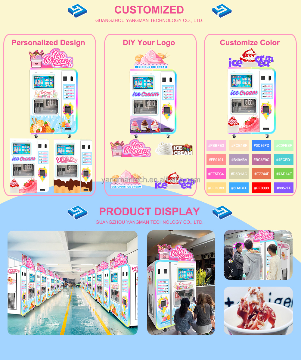 Double Barrel Ice Cream Vending Machine Visual 6
