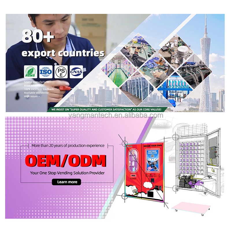 Self Service Customized DIY Printing Vending Machine OEM ODM Manufacture Factory Phone Case Badge Coin Fridge Magnet Printer