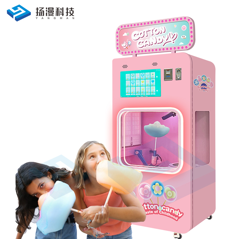 OEM ODM Factory Export Automation/automatic/automated Lcd Screen Cotton Candy Vending Machine Japanese Candy Vending Machine