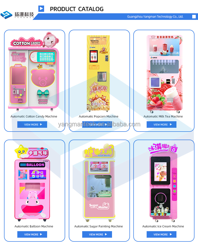 Automatic Cotton Candy Vending Machine Detail 6