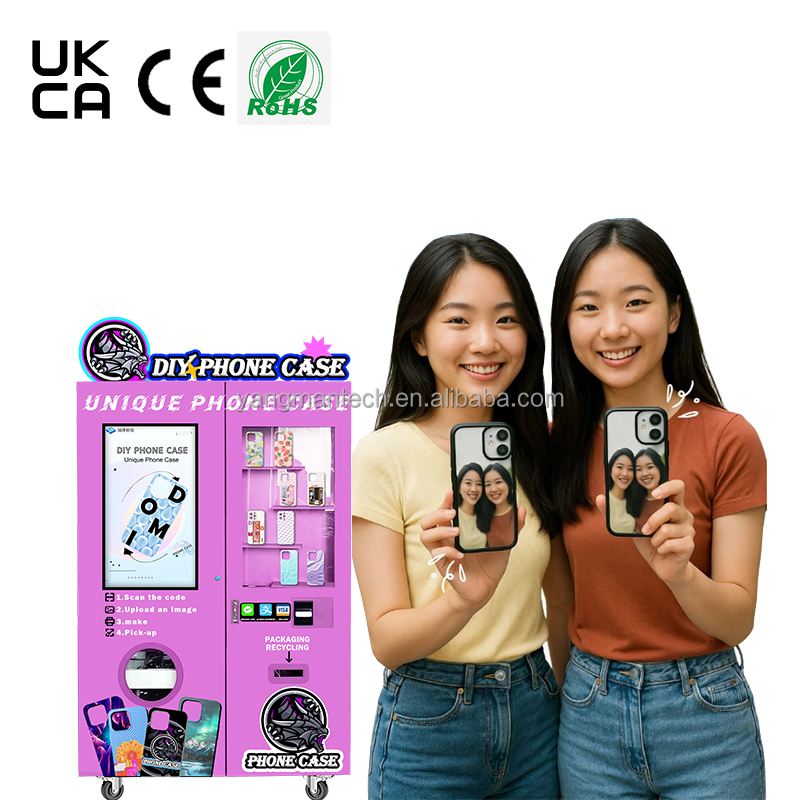 OEM ODM Phone-case-printing-machine  Customized Automatic Phone Case Printer Vending Machine Diy Vending Machine Phone Case
