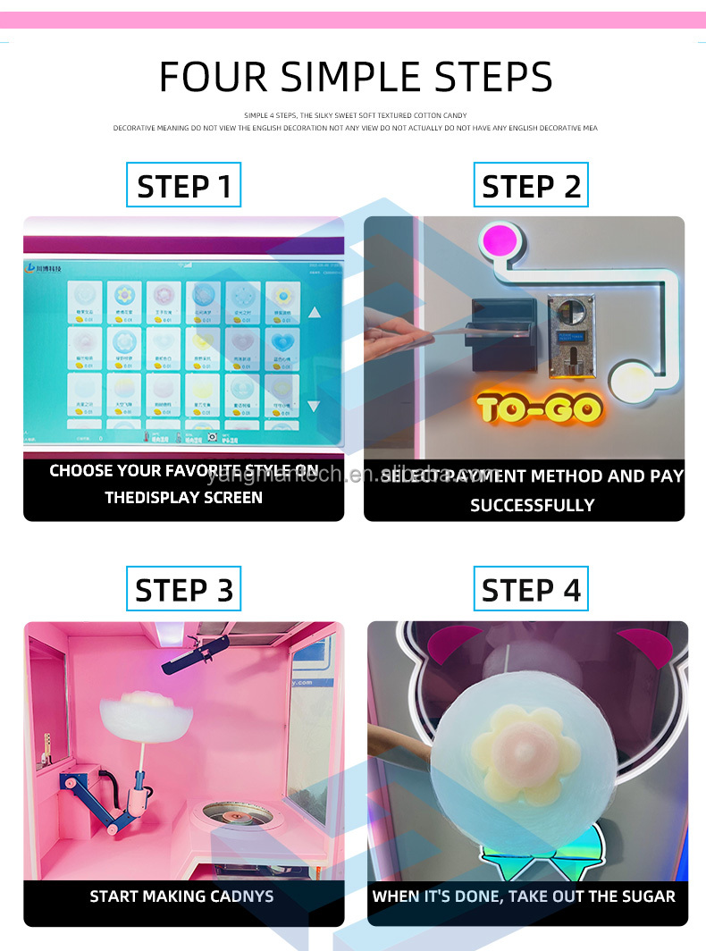 Smart Fairy Floss Machine Operating Interface