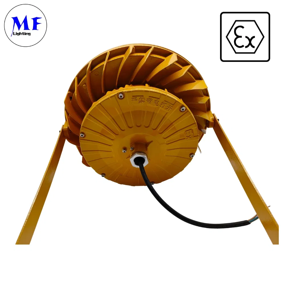 Manufacturer Price High Power 140lm/W Aluminum Waterproof SMD 100W 200W 300W Chemical Industrial LED Flood Canopy Explosion Proof Fixture Lamp Lighting Light