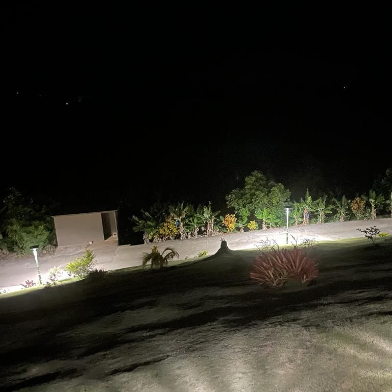 Super Bright 50W UFO Design Waterproof LED Solar Light for Garden Parking Lot Landscape Outdoor Lighting with 4m 5m 6m Pole