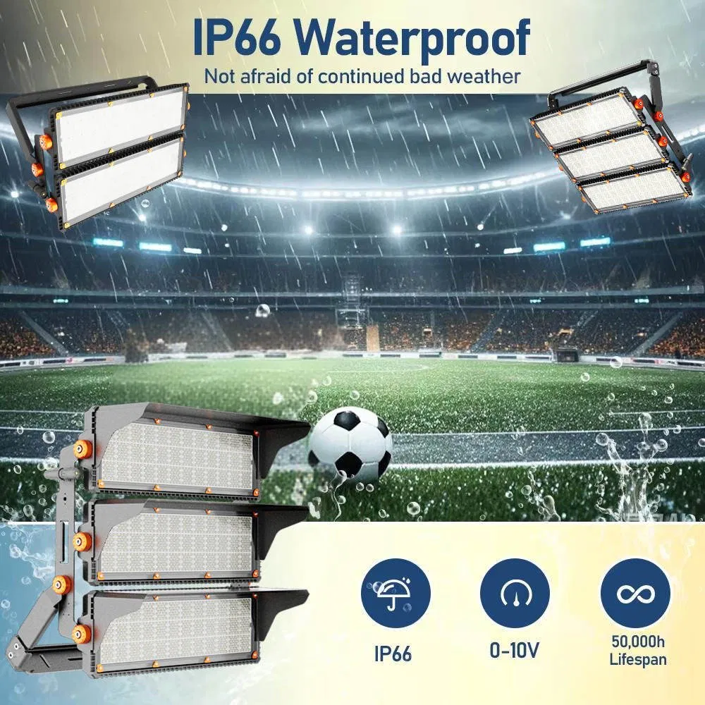 Football Field IP66 500 1000 1500 2000W Outdoor Spotlight Projecteur LED Floodlight Stadium Light