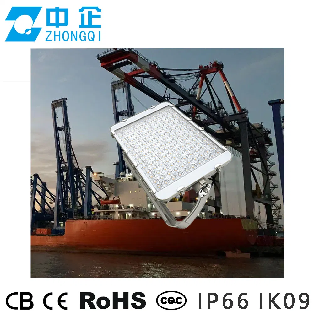 Professional High Lumen LED Floodlight 300W SS316 Stainless Body IP66 Ik09 Marine Offshore Light