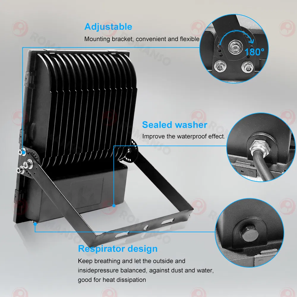 Newest Design 100W IP65 Waterproof LED Flood Light Outdoor LED Flood Lighting