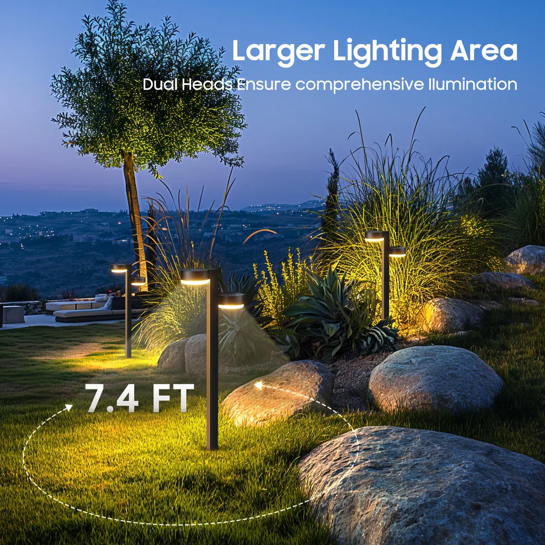 Outdoor Solar Garden Light View 5