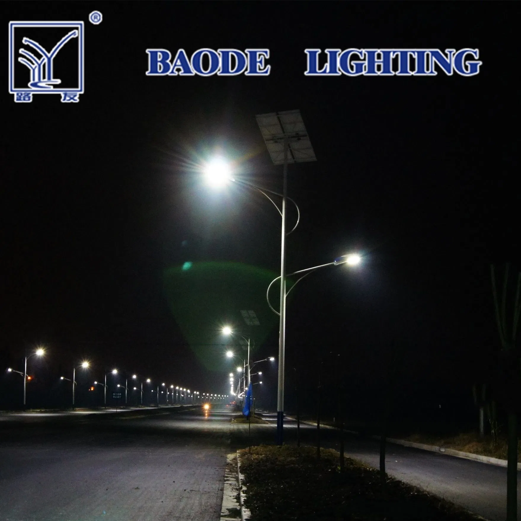 24years Factory High Power 40W LED Solar Street Lighting System