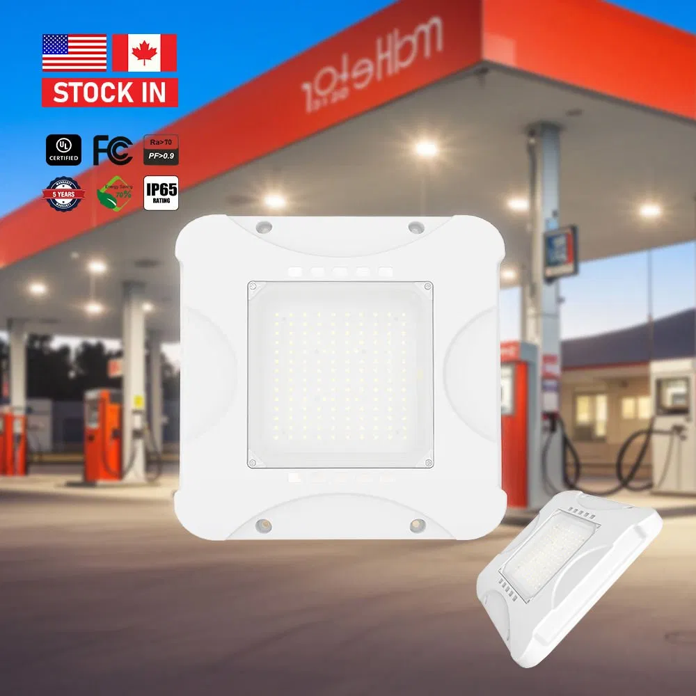 IP65 100W 150W 200W Commercial Lighting Parking Garages Lamp LED Canopy Gas Station Light for Filling Fuel Station