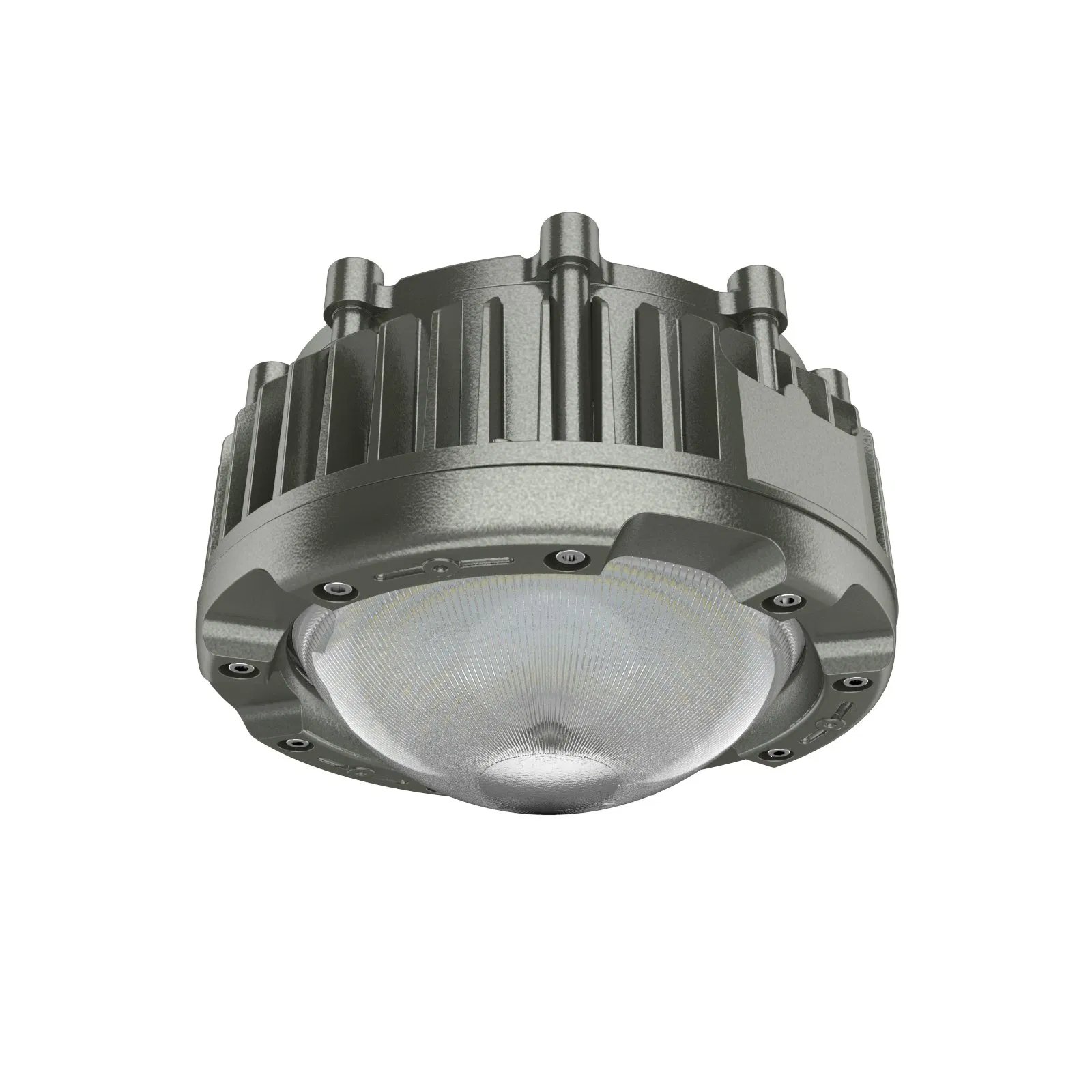 ATEX Hazardous Location Round High Bay Light LED Low Bay Light with Aluminum Cover and Tailstock AC220V/DC12V