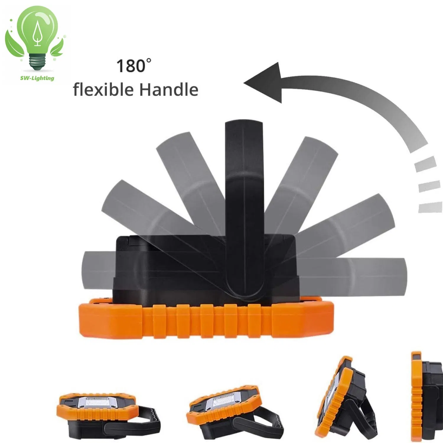 Wholesale Emergency Work Lamp Outdoor Inspection Spot Lighting High Power Flood Rechargeable COB LED Work Light