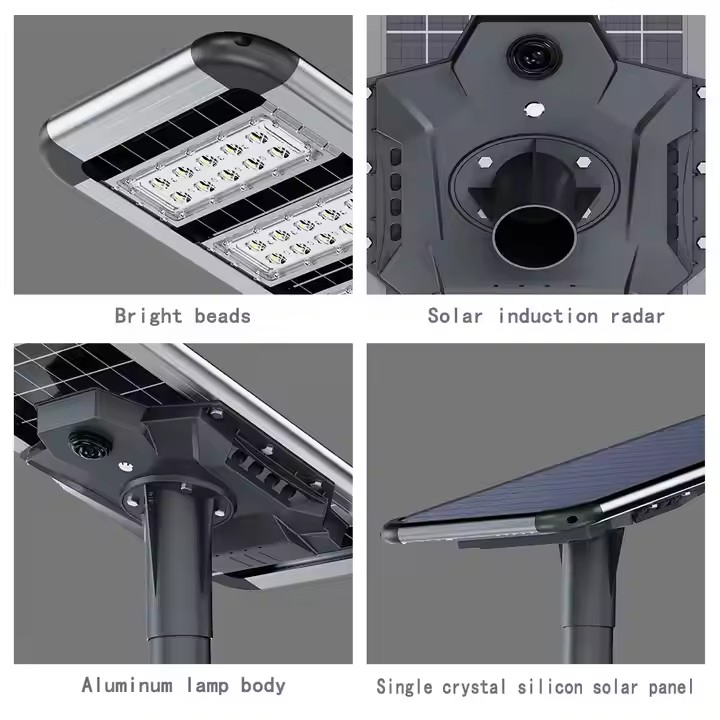 Outdoor Waterproof Integrated Solar Street Light All-in-One Solar Lamp LED Street Light for Highways 70W