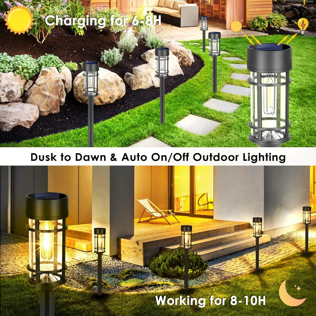 Solar Powered Lawn Light